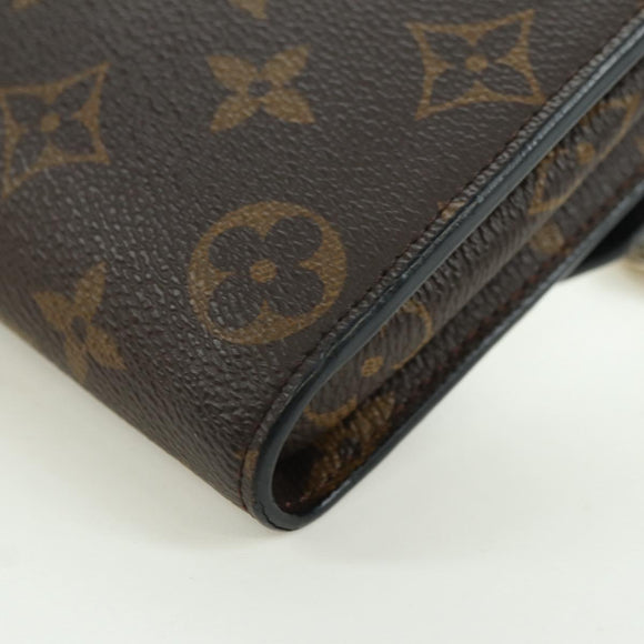 LOUIS VUITTON Monogram Pochette Kabuki Mask Shoulder Bag M43532 LV Auth YKZ1321M