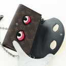 LOUIS VUITTON Monogram Pochette Kabuki Mask Shoulder Bag M43532 LV Auth YKZ1321M-10