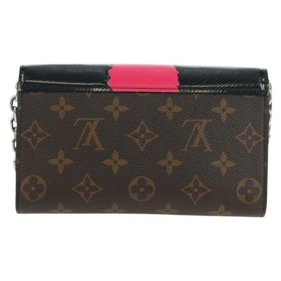 LOUIS VUITTON Monogram Pochette Kabuki Mask Shoulder Bag M43532 LV Auth YKZ1321M