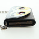 LOUIS VUITTON Monogram Pochette Kabuki Mask Shoulder Bag M43532 LV Auth YKZ1321M-3