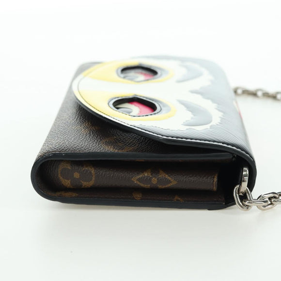 LOUIS VUITTON Monogram Pochette Kabuki Mask Shoulder Bag M43532 LV Auth YKZ1321M