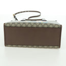 GUCCI GG Supreme Donald Duck Hand Bag PVC 2way Beige Gold 648134 Auth YKZ1322M-5