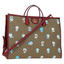 GUCCI GUCCI × Doraemon Micro GG Supreme Bag PVC 2way 653952 Auth YKZ1325SAM-1