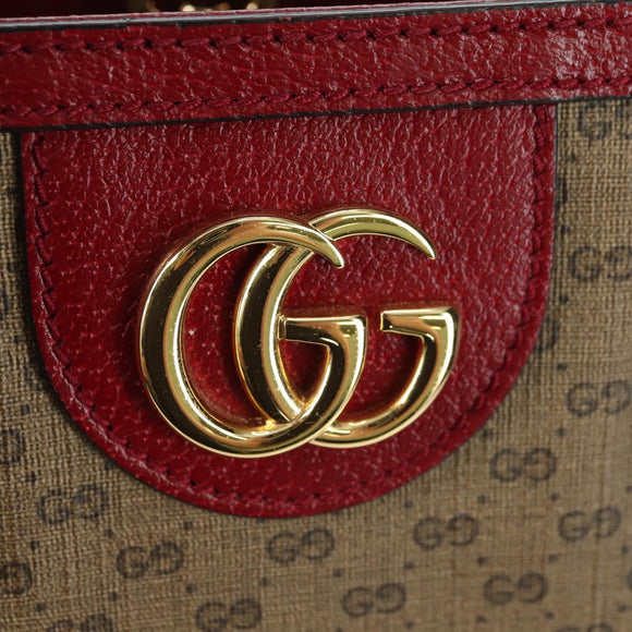 GUCCI GUCCI × Doraemon Micro GG Supreme Bag PVC 2way 653952 Auth YKZ1325SAM