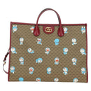 GUCCI GUCCI × Doraemon Micro GG Supreme Bag PVC 2way 653952 Auth YKZ1325SAM-2