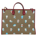 GUCCI GUCCI × Doraemon Micro GG Supreme Bag PVC 2way 653952 Auth YKZ1325SAM-3