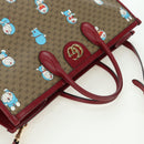 GUCCI GUCCI × Doraemon Micro GG Supreme Bag PVC 2way 653952 Auth YKZ1325SAM-6