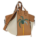 LOEWE Ken Price Collection Hammock Small Bag Canvas 2way Beige Auth YKZ1326SAM-1