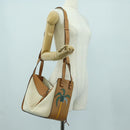 LOEWE Ken Price Collection Hammock Small Bag Canvas 2way Beige Auth YKZ1326SAM-25