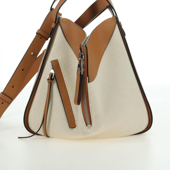 LOEWE Ken Price Collection Hammock Small Bag Canvas 2way Beige Auth YKZ1326SAM