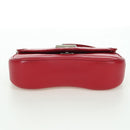 LOUIS VUITTON New Wave Chain Bag MM Leather 2way Red M51943 LV Auth YKZ1329A-13