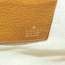 GUCCI GUCCIxDisney GG Supreme Clutch Bag PVC Beige Gold 602552 Auth YKZ1330M-19