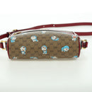 GUCCI Micro GG Supreme Doraemon Shoulder Bag PVC Beige Gold 647784 Auth YKZ1331M-5