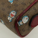 GUCCI Micro GG Supreme Doraemon Shoulder Bag PVC Beige Gold 647784 Auth YKZ1331M-18
