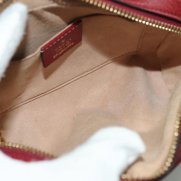GUCCI Micro GG Supreme Doraemon Shoulder Bag PVC Beige Gold 647784 Auth YKZ1331M