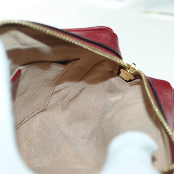 GUCCI Micro GG Supreme Doraemon Shoulder Bag PVC Beige Gold 647784 Auth YKZ1331M
