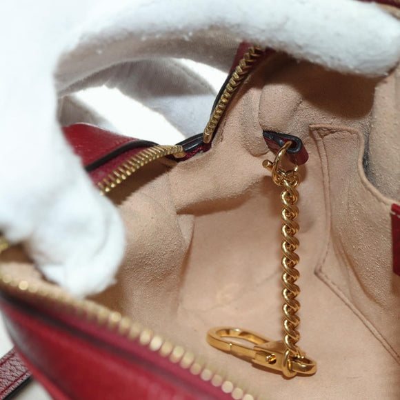 GUCCI Micro GG Supreme Doraemon Shoulder Bag PVC Beige Gold 647784 Auth YKZ1331M