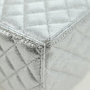 CHANEL Matelasse Chain Shoulder Pouch Lamb Skin Silver Gold CC Auth YKZ1332SAM-16