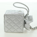 CHANEL Matelasse Chain Shoulder Pouch Lamb Skin Silver Gold CC Auth YKZ1332SAM-4