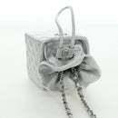 CHANEL Matelasse Chain Shoulder Pouch Lamb Skin Silver Gold CC Auth YKZ1332SAM-6