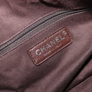 CHANEL Matelasse Boston Tasche Lammleder Elfenbein Silberfarbene CC Auth YKZ1338A-17