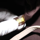 CHANEL Matelasse Boston Tasche Lammleder Elfenbein Silberfarbene CC Auth YKZ1338A-12