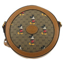 GUCCI Micro GG Supreme Disney Collaboration Bag PVC Beige 603938 Auth YKZ1341M-2