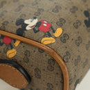GUCCI Micro GG Supreme Disney Collaboration Bag PVC Beige 602536 Auth YKZ1342M-9