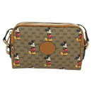 GUCCI Micro GG Supreme Disney Collaboration Bag PVC Beige 602536 Auth YKZ1342M-13