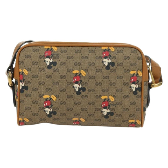 GUCCI Micro GG Supreme Disney Collaboration Bag PVC Beige 602536 Auth YKZ1342M
