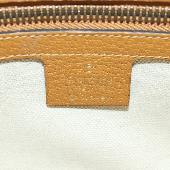GUCCI Micro GG Supreme Disney Collaboration Bag PVC Beige 602695 Auth YKZ1344M