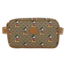GUCCI Micro GG Supreme Disney Collaboration Bag PVC Beige 602695 Auth YKZ1344M-13