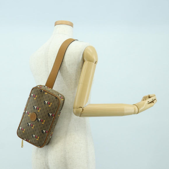 GUCCI Micro GG Supreme Disney Collaboration Bag PVC Beige 602695 Auth YKZ1344M