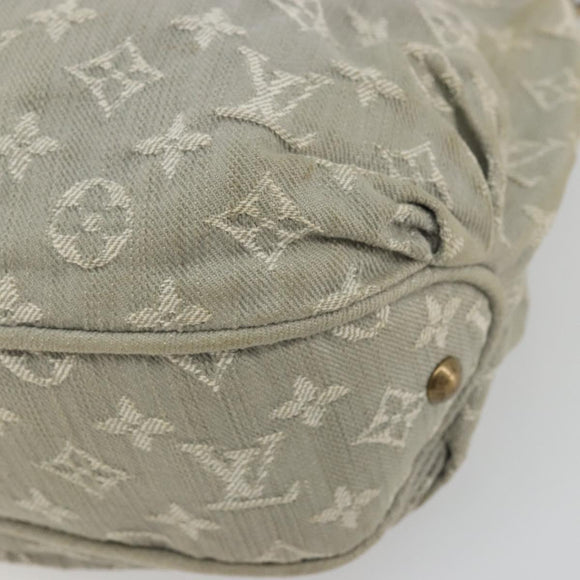 LOUIS VUITTON Monogram Denim Slytree Shoulder Bag Gris M45834 LV Auth YKZ1351A