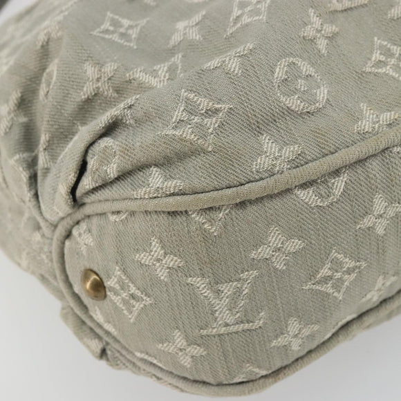 LOUIS VUITTON Monogram Denim Slytree Shoulder Bag Gris M45834 LV Auth YKZ1351A