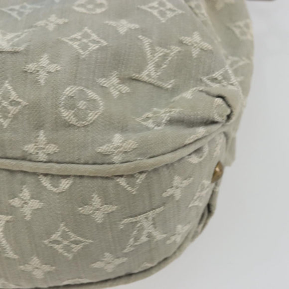 LOUIS VUITTON Monogram Denim Slytree Shoulder Bag Gris M45834 LV Auth YKZ1351A