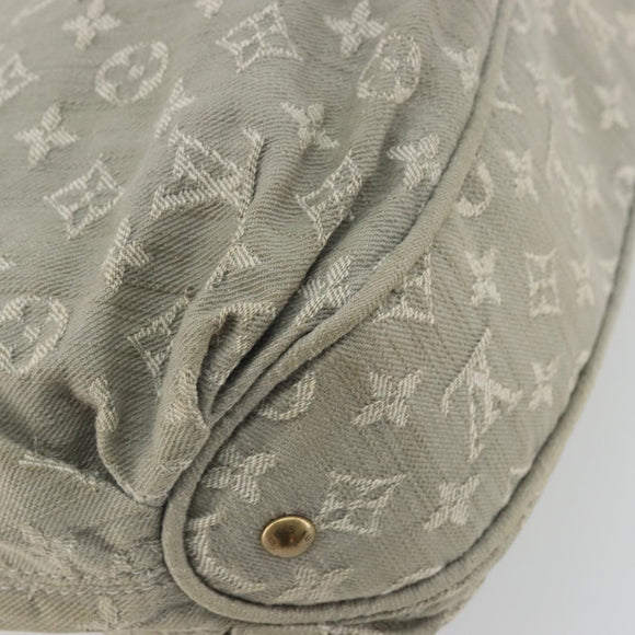 LOUIS VUITTON Monogram Denim Slytree Shoulder Bag Gris M45834 LV Auth YKZ1351A