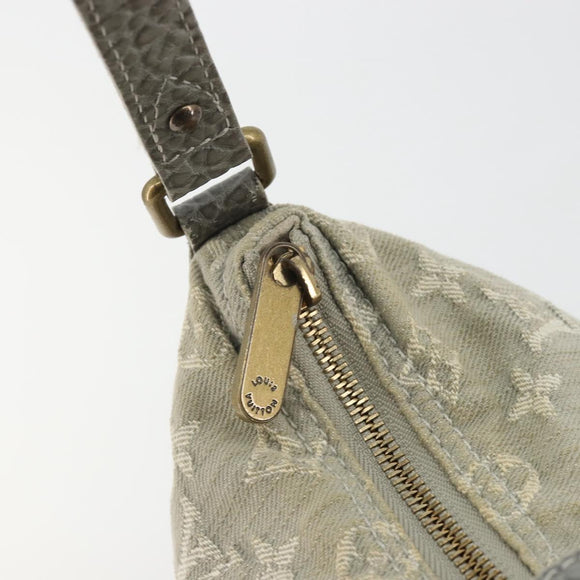 LOUIS VUITTON Monogram Denim Slytree Shoulder Bag Gris M45834 LV Auth YKZ1351A