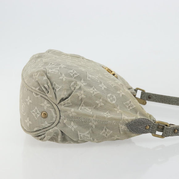LOUIS VUITTON Monogram Denim Slytree Shoulder Bag Gris M45834 LV Auth YKZ1351A
