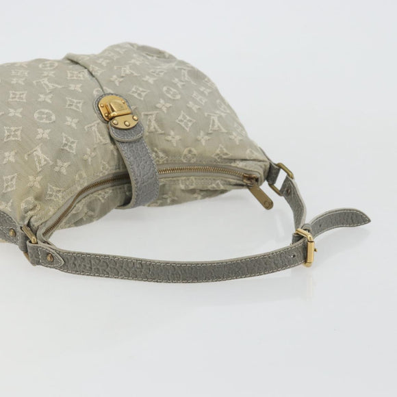 LOUIS VUITTON Monogram Denim Slytree Shoulder Bag Gris M45834 LV Auth YKZ1351A