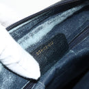 GUCCI GG Supreme Sherry Line Hand Bag PVC 2way Navy Gold 904 02 015 Auth YKZ1353-12