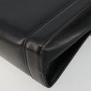 Salvatore Ferragamo Gancini Shoulder Bag Leather Black Gold Auth YKZ1355A-15