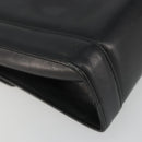 Salvatore Ferragamo Gancini Shoulder Bag Leather Black Gold Auth YKZ1355A-16