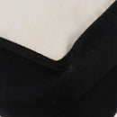 CHANEL Ladies First Tote Bag Canvas White Silver CC Auth YKZ1356A-15