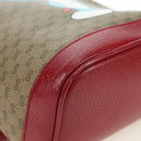 GUCCI Micro GG Supreme Doraemon Backpack PVC Beige Gold 647816 Auth YKZ1360M-12