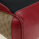 GUCCI Micro GG Supreme Doraemon Backpack PVC Beige Gold 647816 Auth YKZ1360M-14