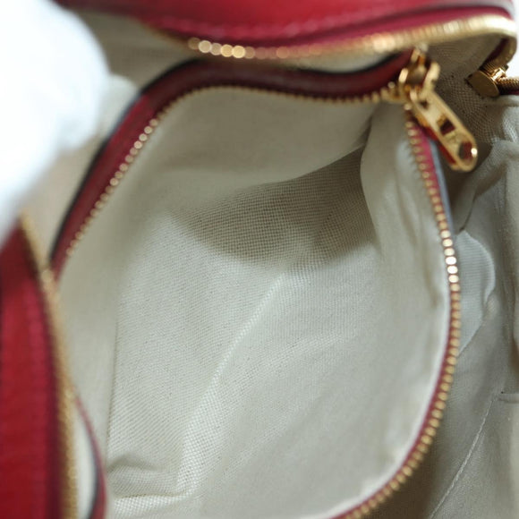 GUCCI Micro GG Supreme Doraemon Backpack PVC Beige Gold 647816 Auth YKZ1360M