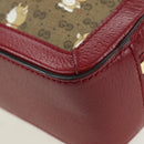 GUCCI Micro GG Supreme Doraemon Collaboration Bag PVC Beige 655596 Auth YKZ1361M-15