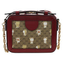 GUCCI Micro GG Supreme Doraemon Collaboration Bag PVC Beige 655596 Auth YKZ1361M-2