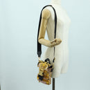 FENDI Zucca Canvas FENDACE Bag VERSACE Collaboration Pink Auth YKZ1364M-24